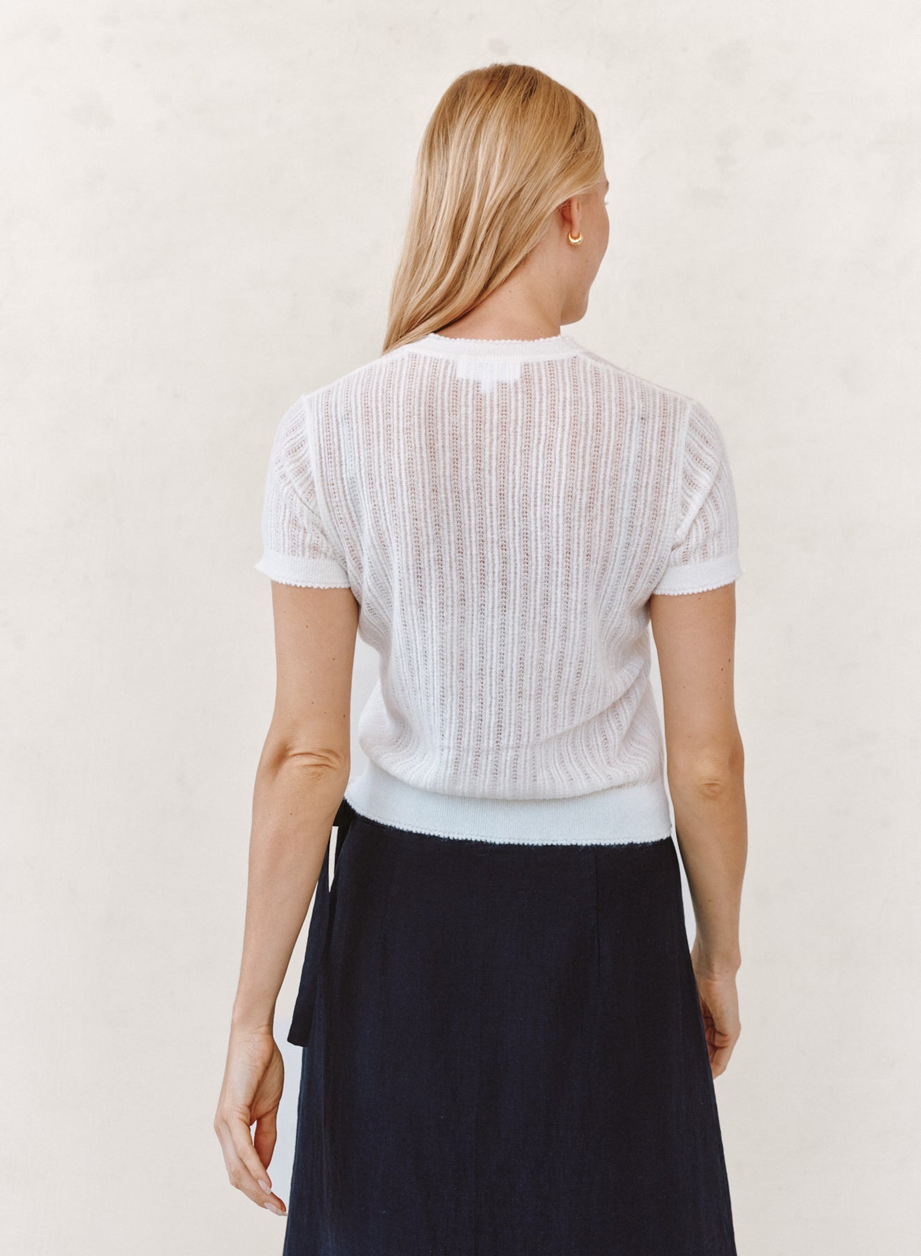 B2650-K85-304 - SHORT SLEEVE SWEATER TOP