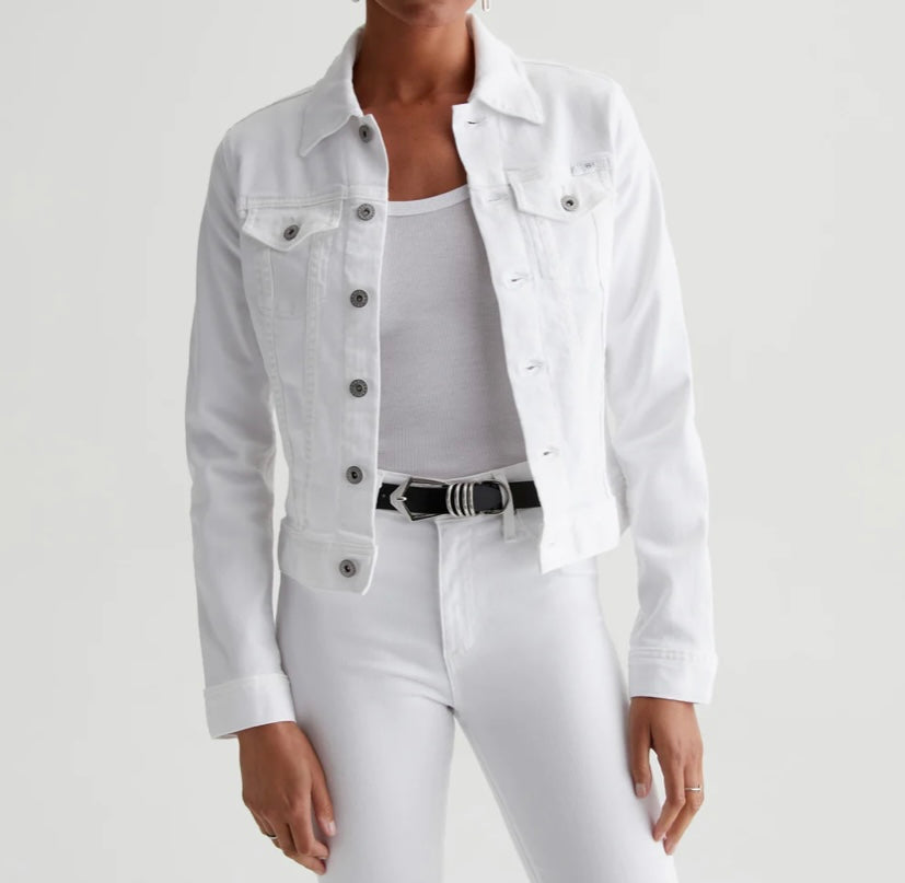 AG WHITE DENIM JKT