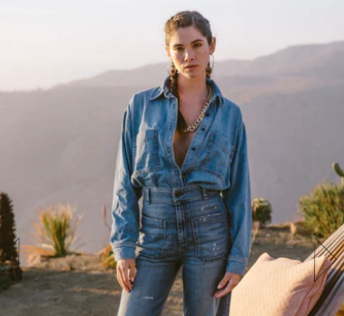 ASKK OVERSIZED DENIM SHIRT