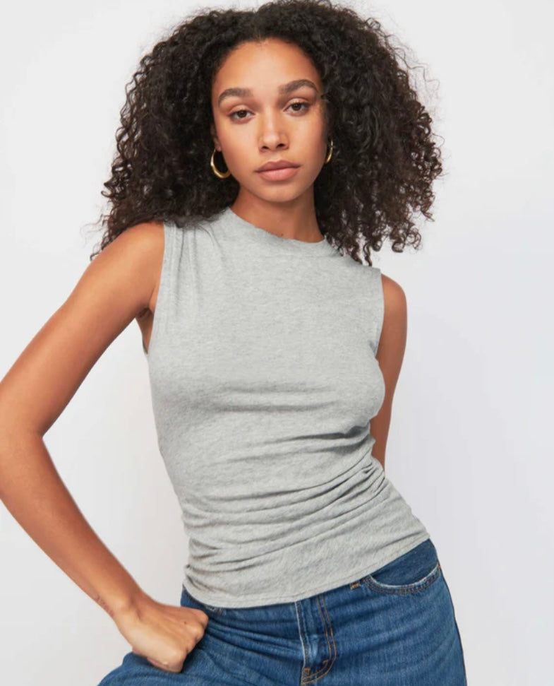 NLTD PAZ DRAPED MUSCLE TEE