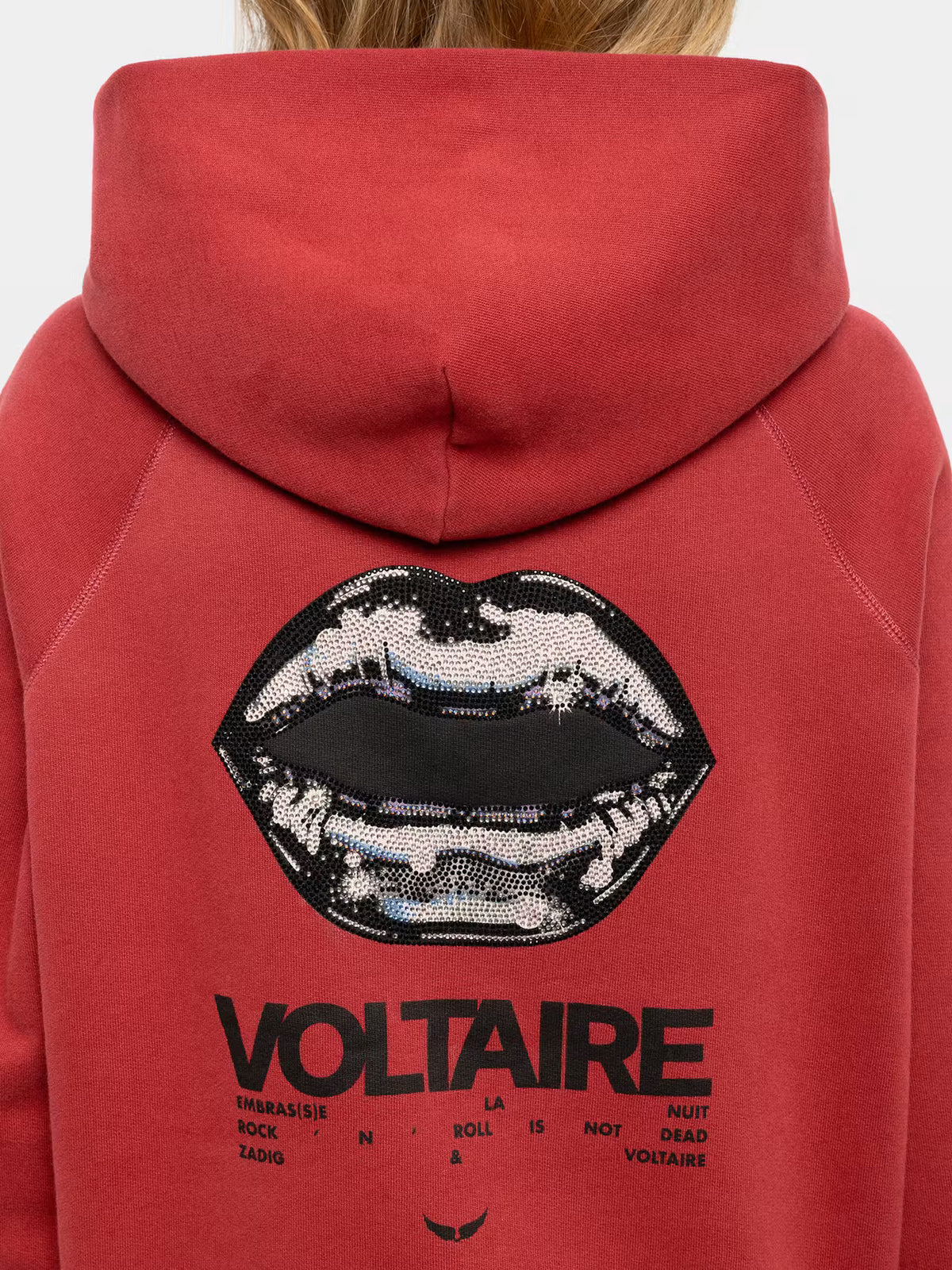 Georgy Sweatshirt Lips Strass
