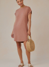 BD ROLL SLEEVE T-SHIRT DRESS