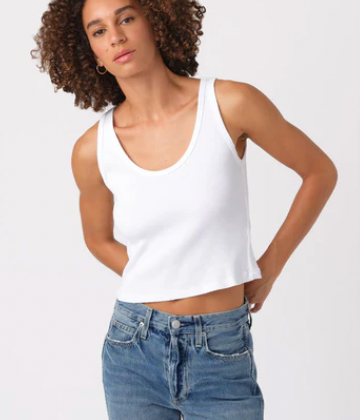 AMO CROP RIB TANK