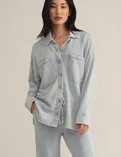 ZS ALL DAY KNIT DENIM JACKET