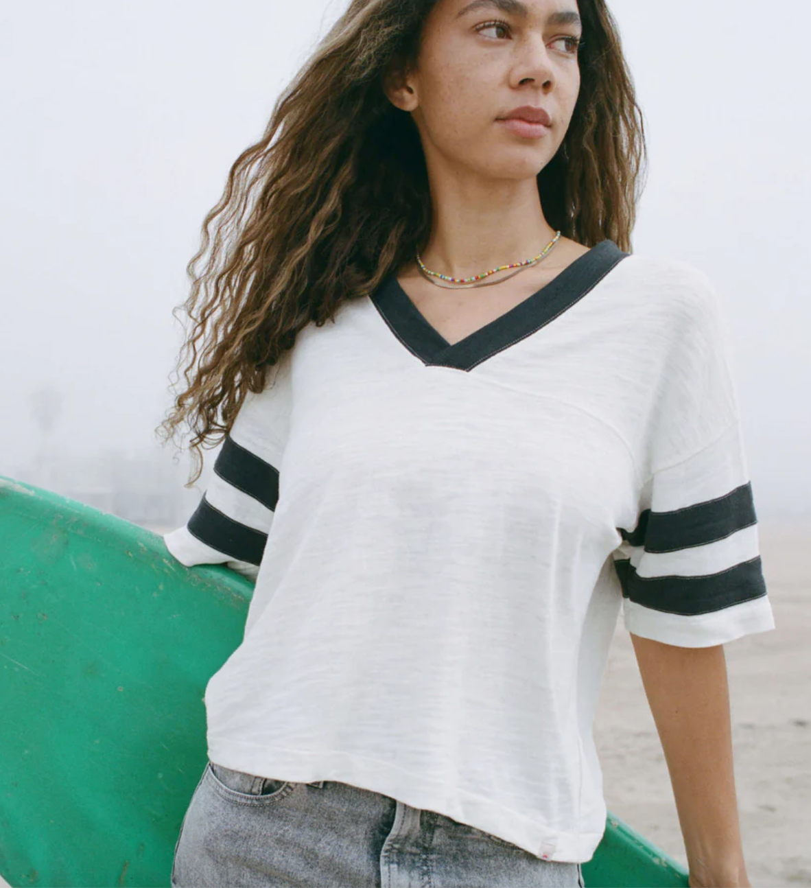FAHERTY SUNWASHED SLUB VARSITY TEE