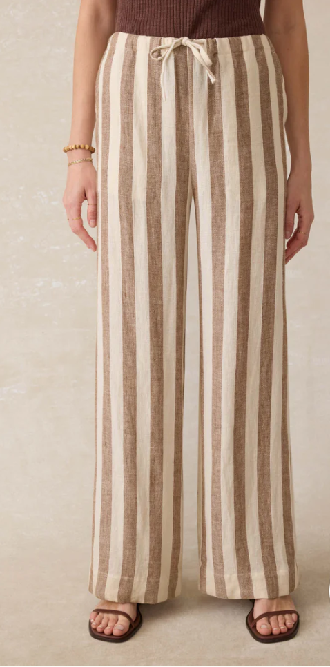 FAHERTY LAID PALMA LINEN PANT