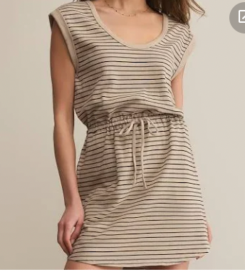 ZS DAYSHIFT STRIPED MINI DRESS