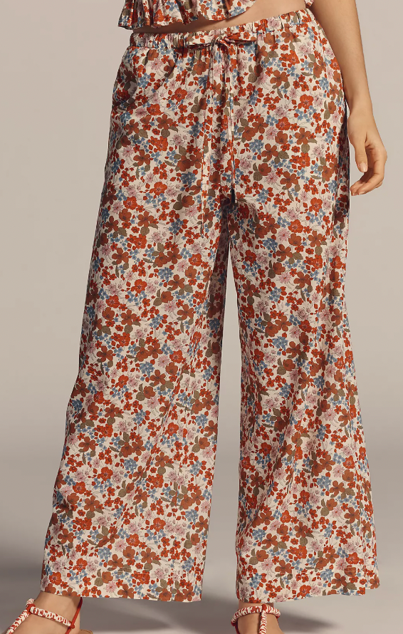 DESERT FLORAL DRAWSTRING PANT