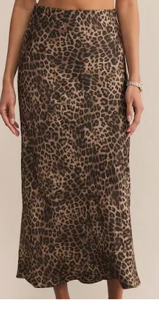 ZS IZABEL LEOPARD SKIRT