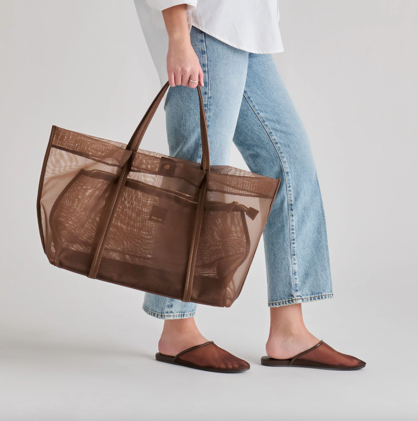 Geni Flats Chocolate Mesh