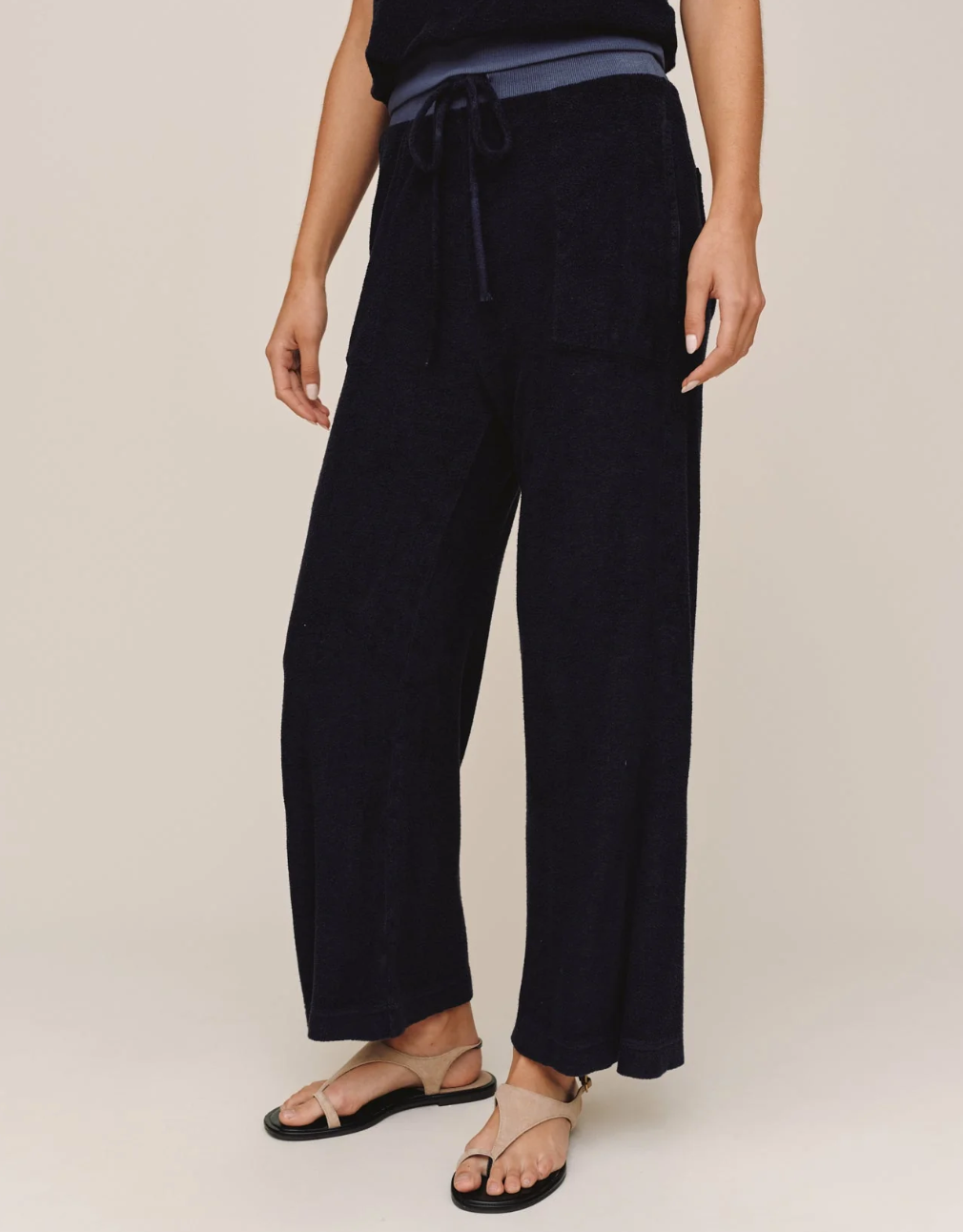 BD Terry Crop Wide Leg Pant