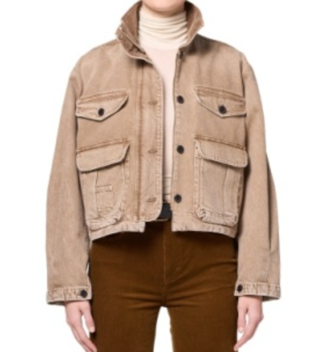 FUNNEL COLLAR BARN JACKET