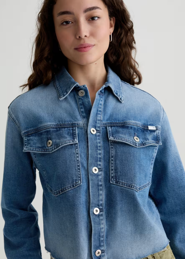 AG VALLETA UTILITY SHIRT JACKET