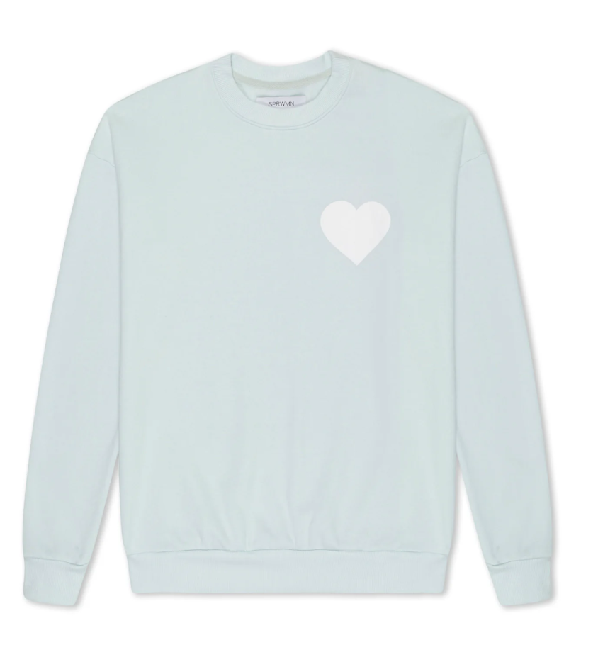 SPRWMN HEART SWEATSHIRT