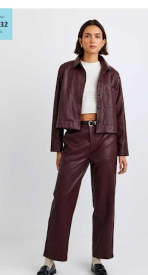 BD FAUX LEATHER PANT