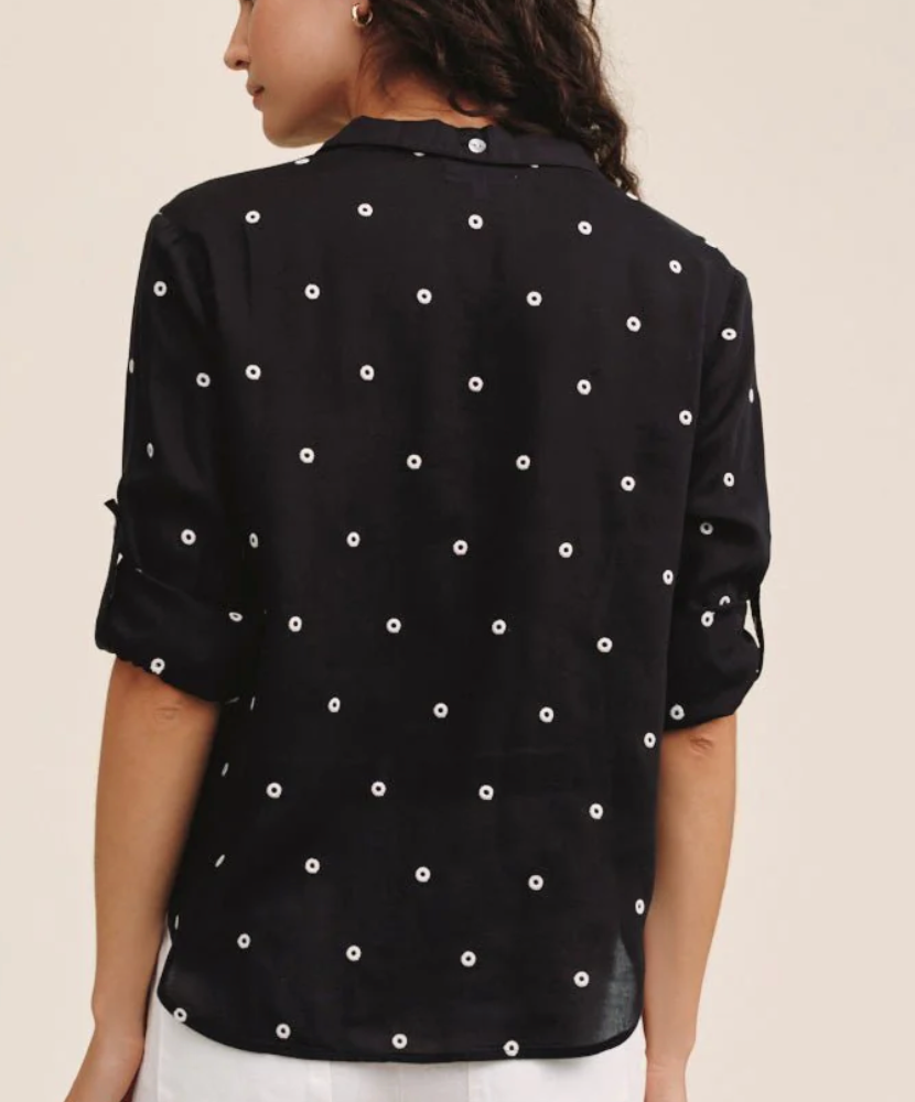 B2485-K44-304 Drop Collar Coxy Button Down