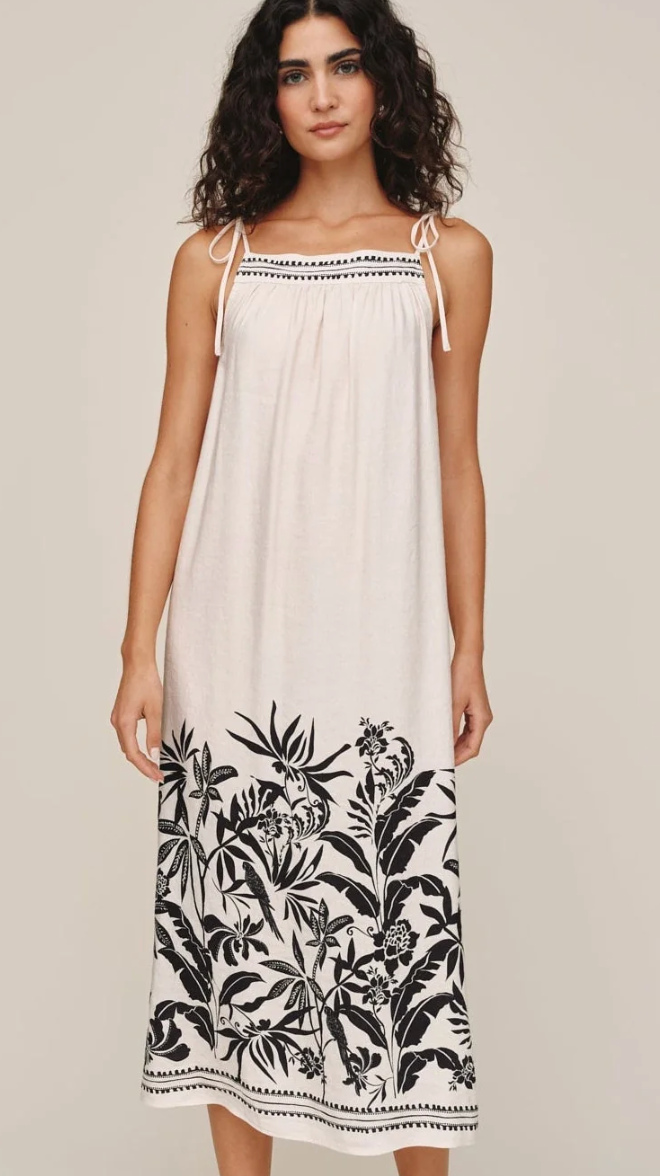 BD TIE STRAP MAXI DRESS