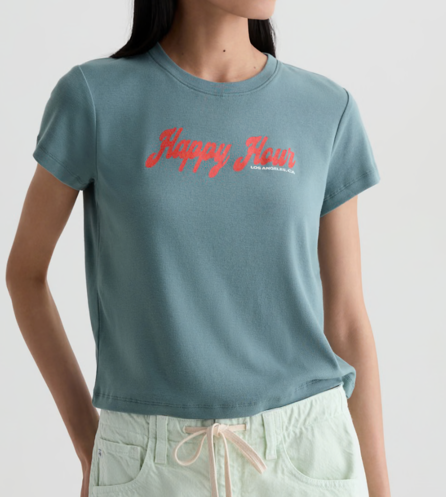 AG SADIE CREW 90'S VINTAGE CROP