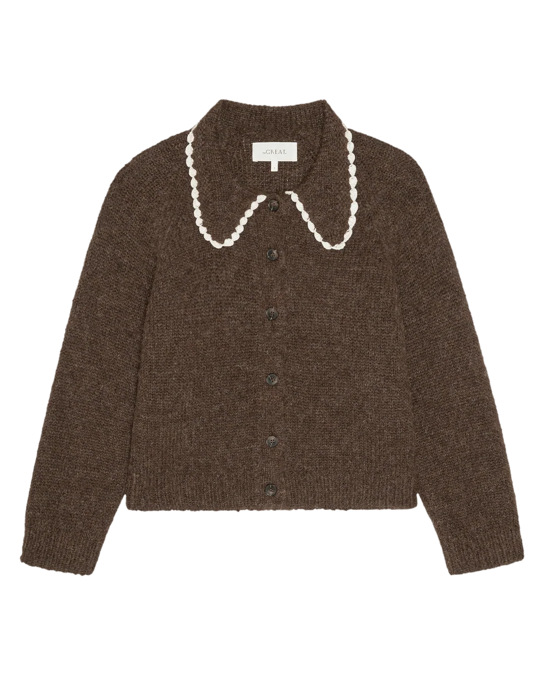 The Crochet Collar Cardigan