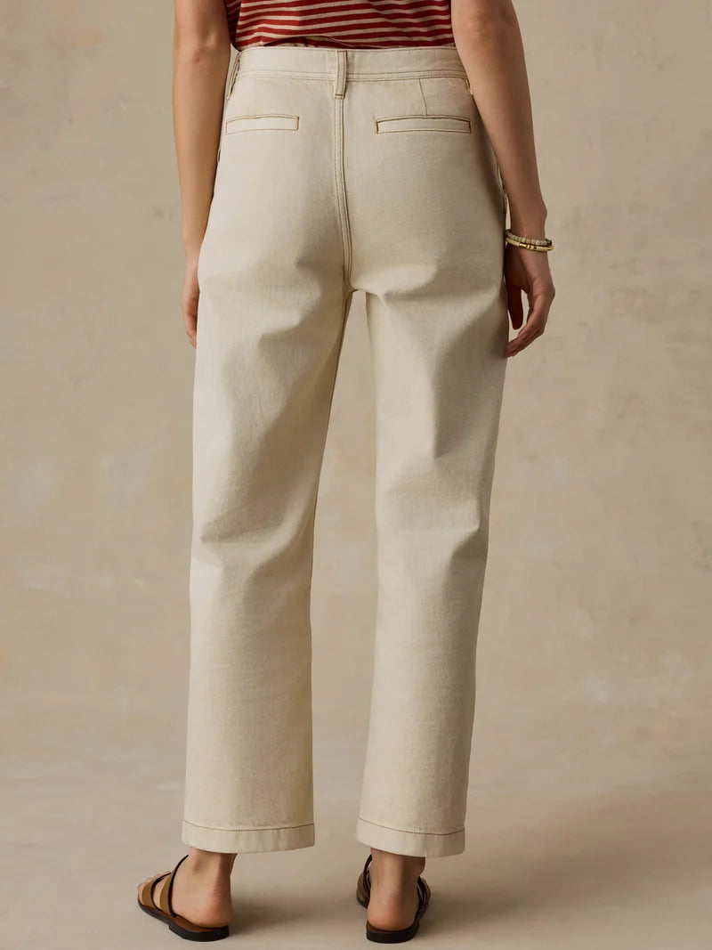 Driftwood Denim Pant - Almond Milk