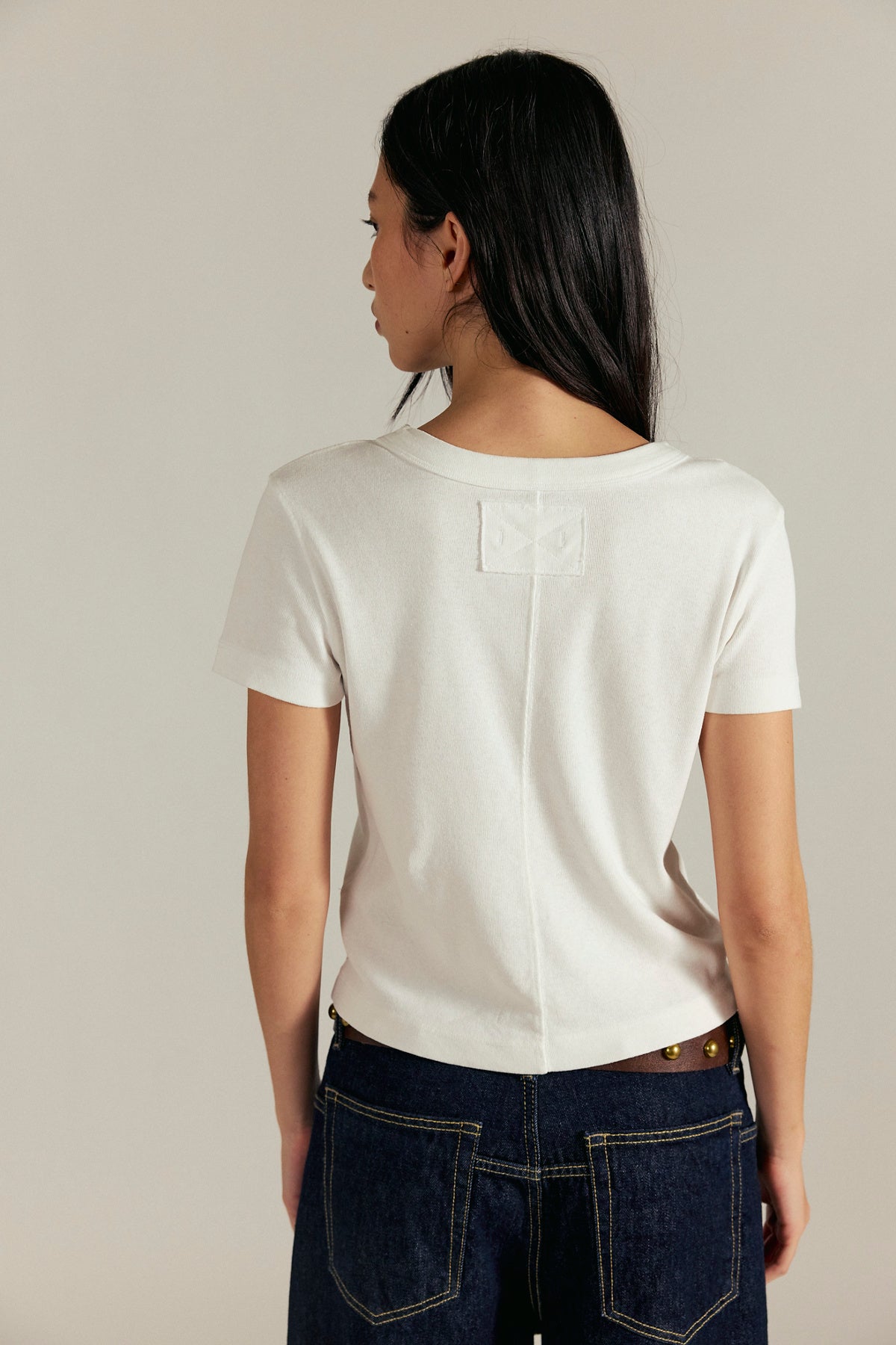 WTF Atlas Crew Tee in Clean Ivory