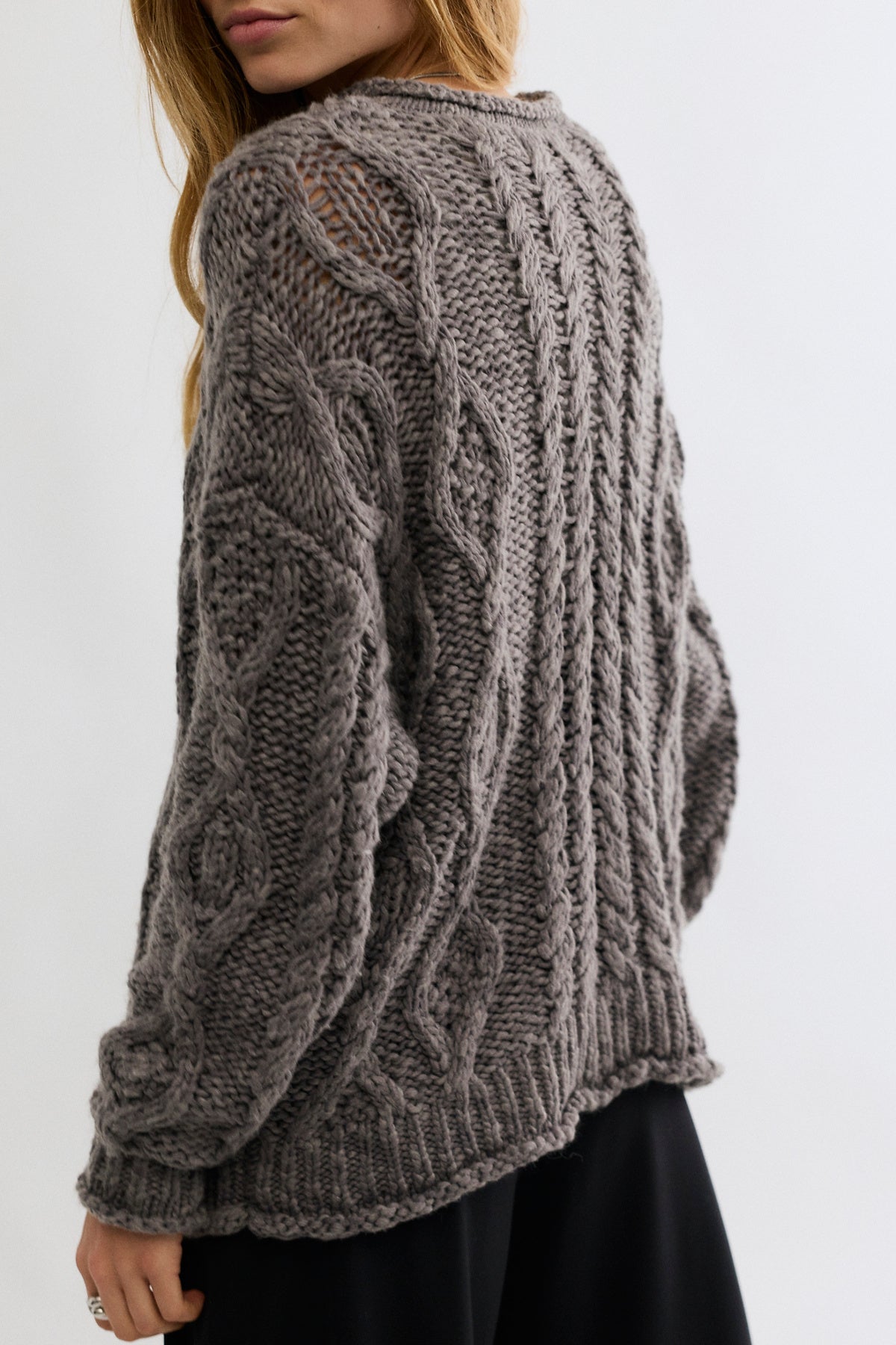 Opal Cardigan in Steel Grey