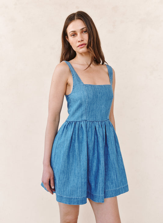 B6569-K75-611 - FIT AND FLARE MINI DRESS
