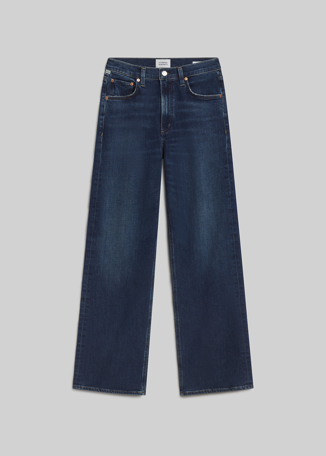 Palma Straight Long Clean Hem in Boulevard - flat