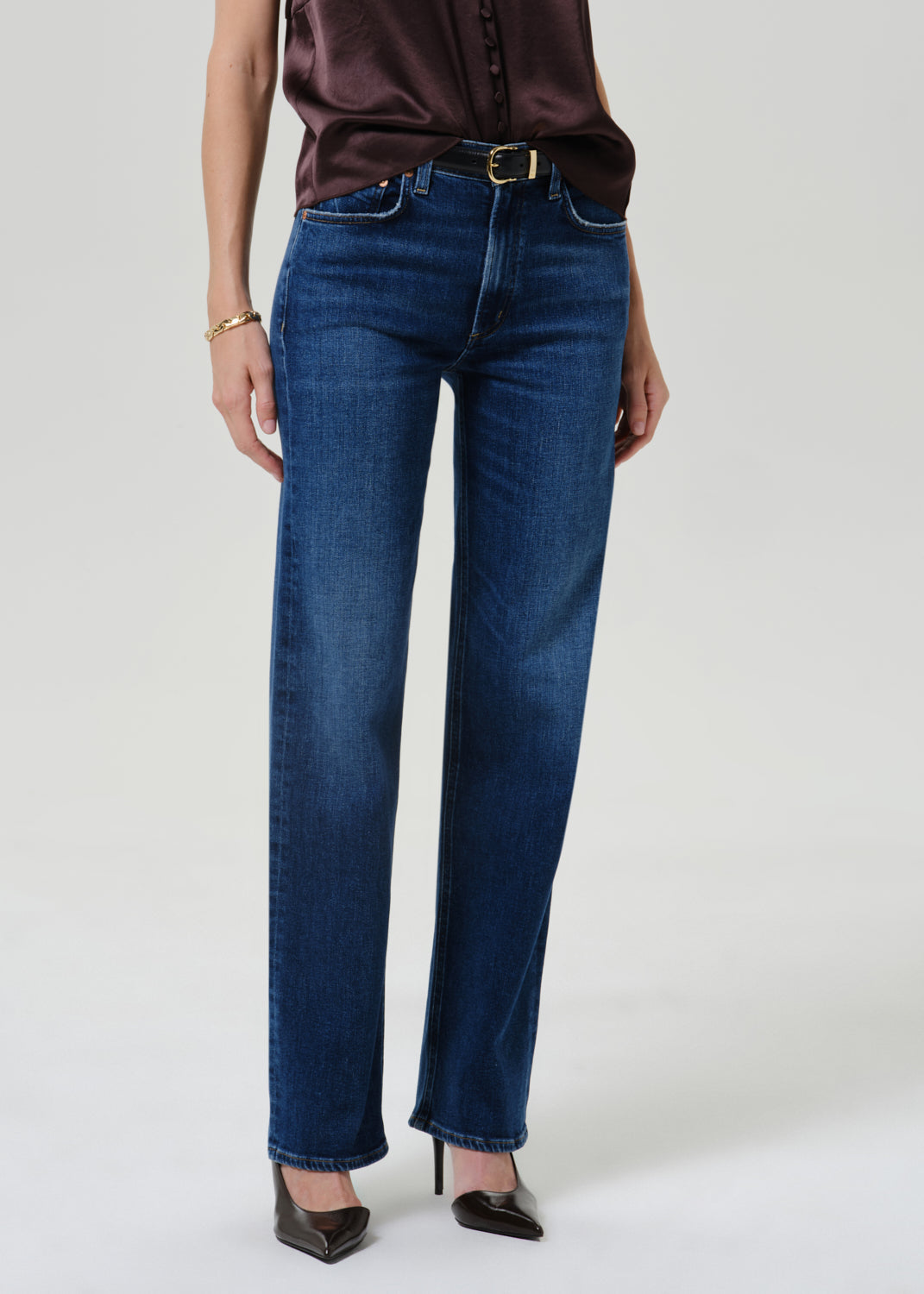 Palma Straight Long Clean Hem in Boulevard - styled