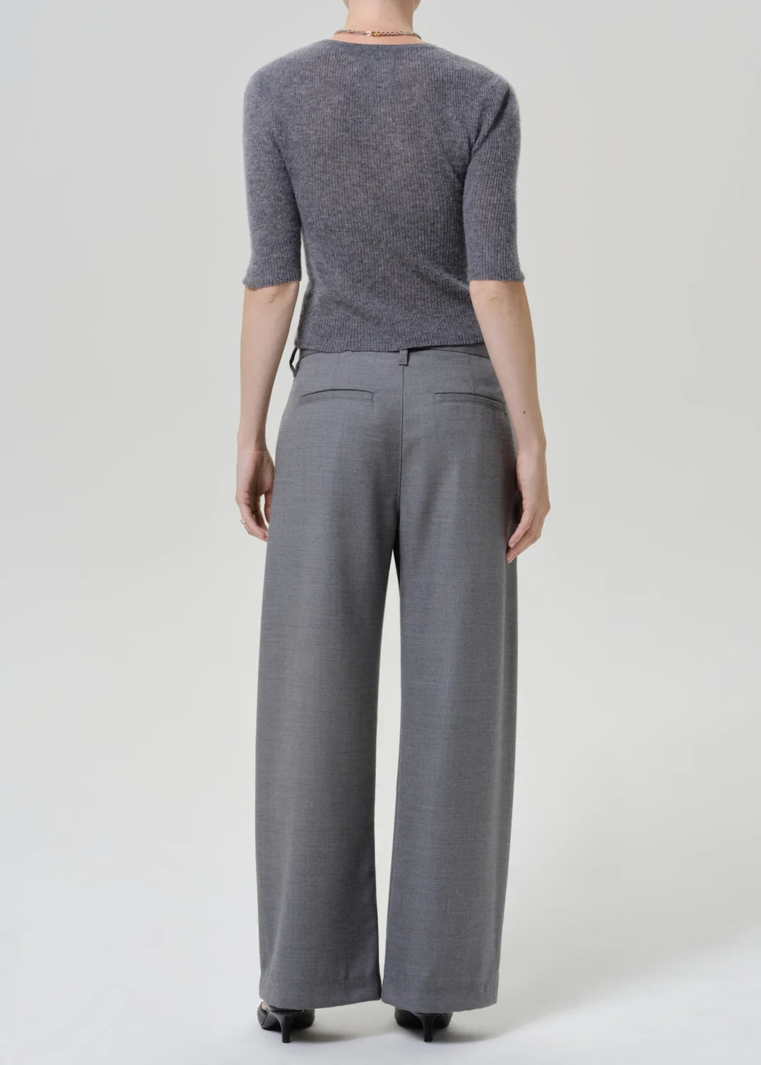 Brynn Drawstring Italian Virgin Wool Trouser