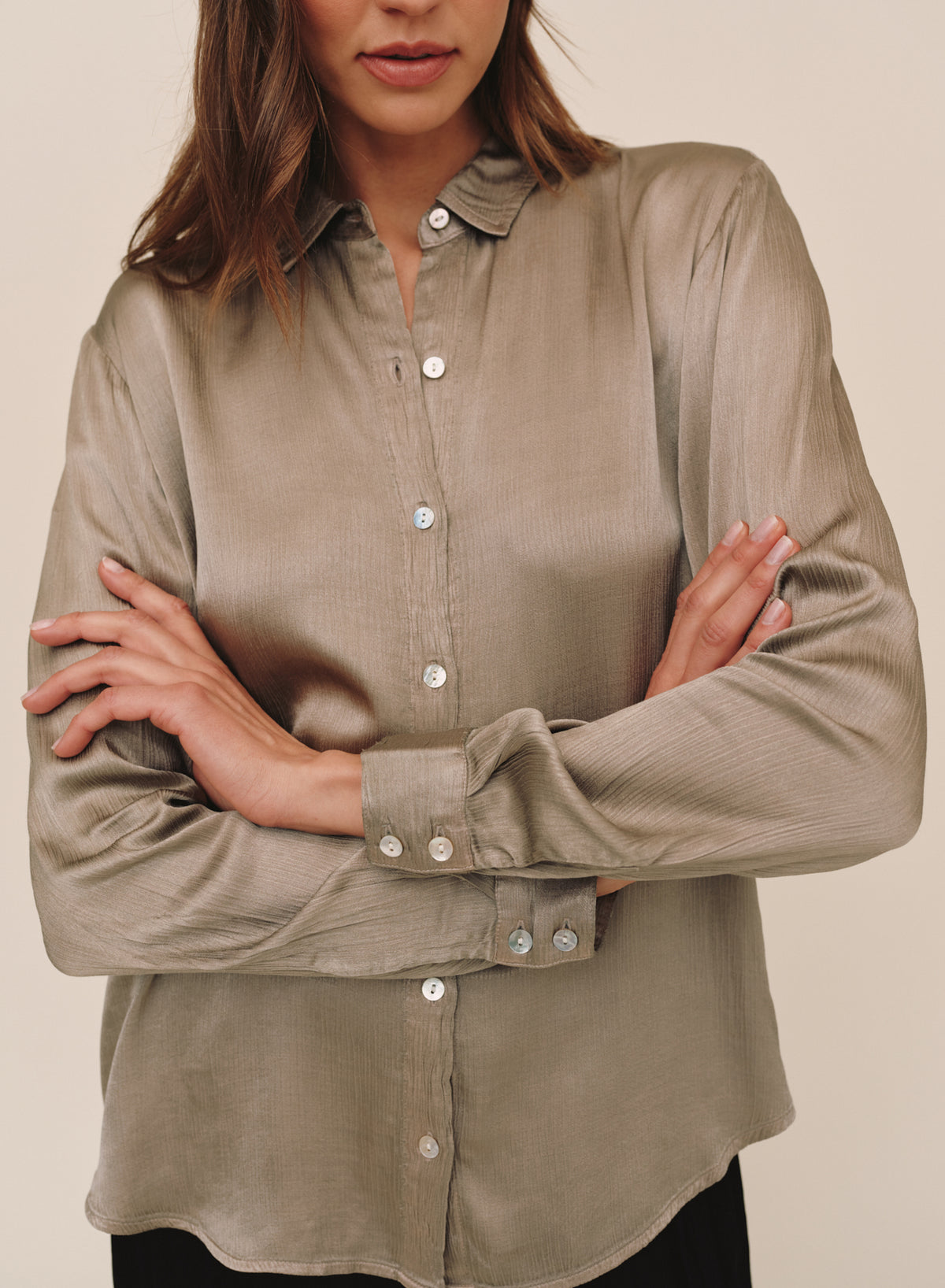 B20310-L72-302 - LON SLEEVE CLEAN BUTTON DOWN SHIRT