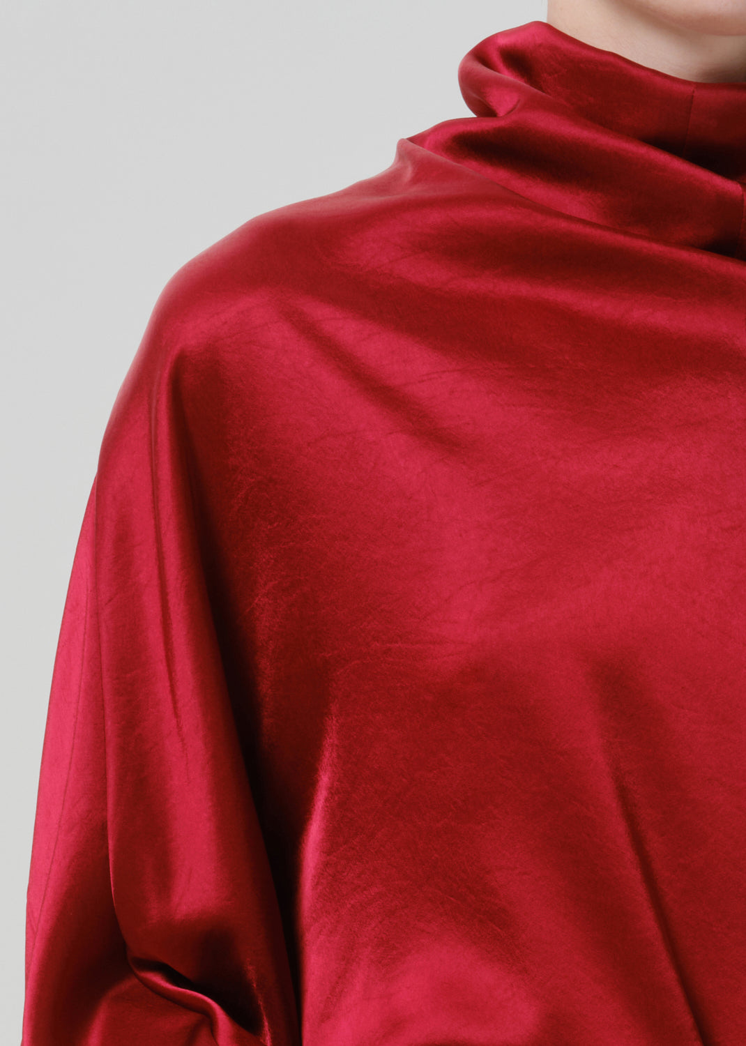 Ilaria Draped Top in Apertivo - detail