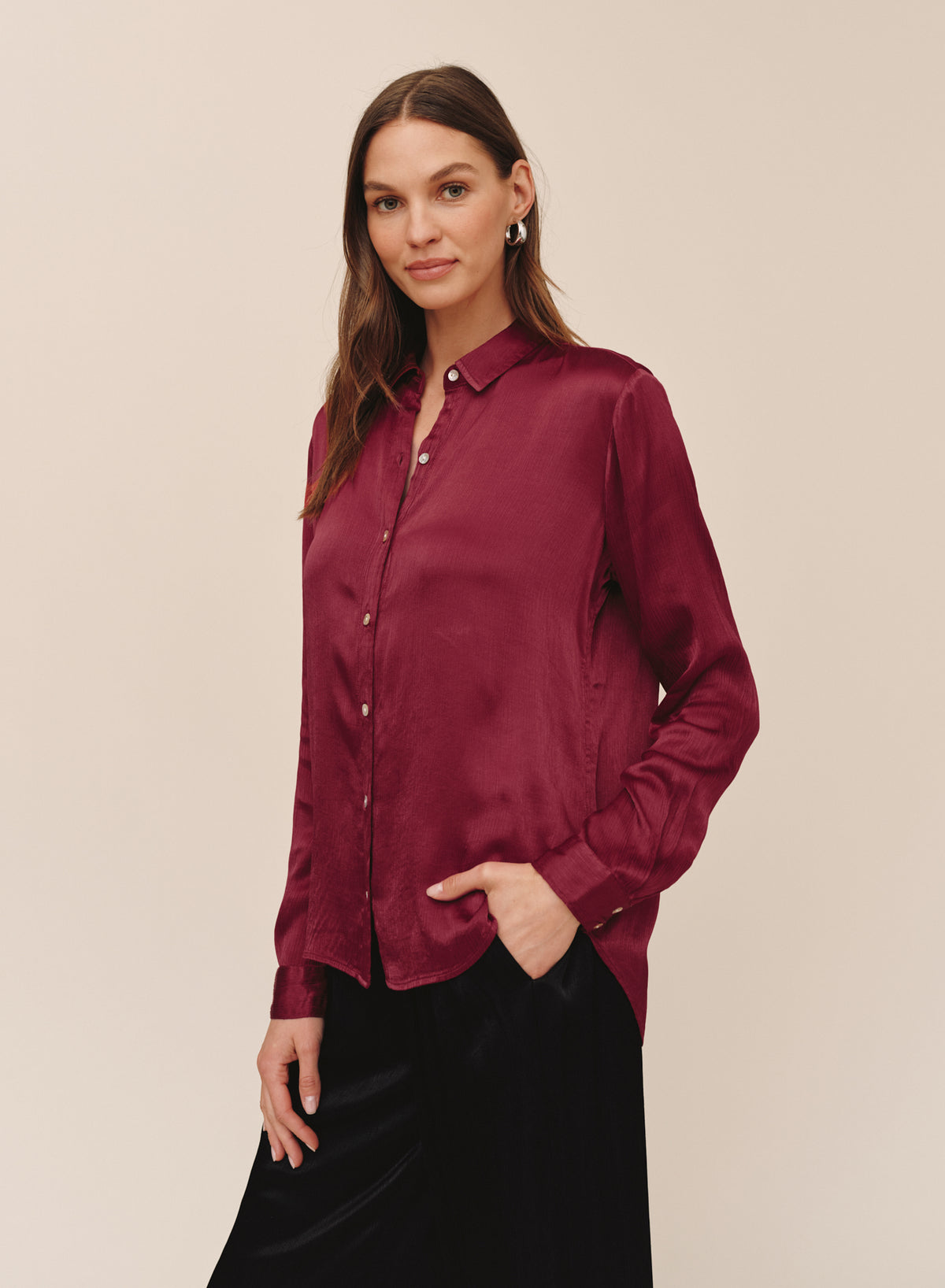 B20310-L72-302 - LON SLEEVE CLEAN BUTTON DOWN SHIRT
