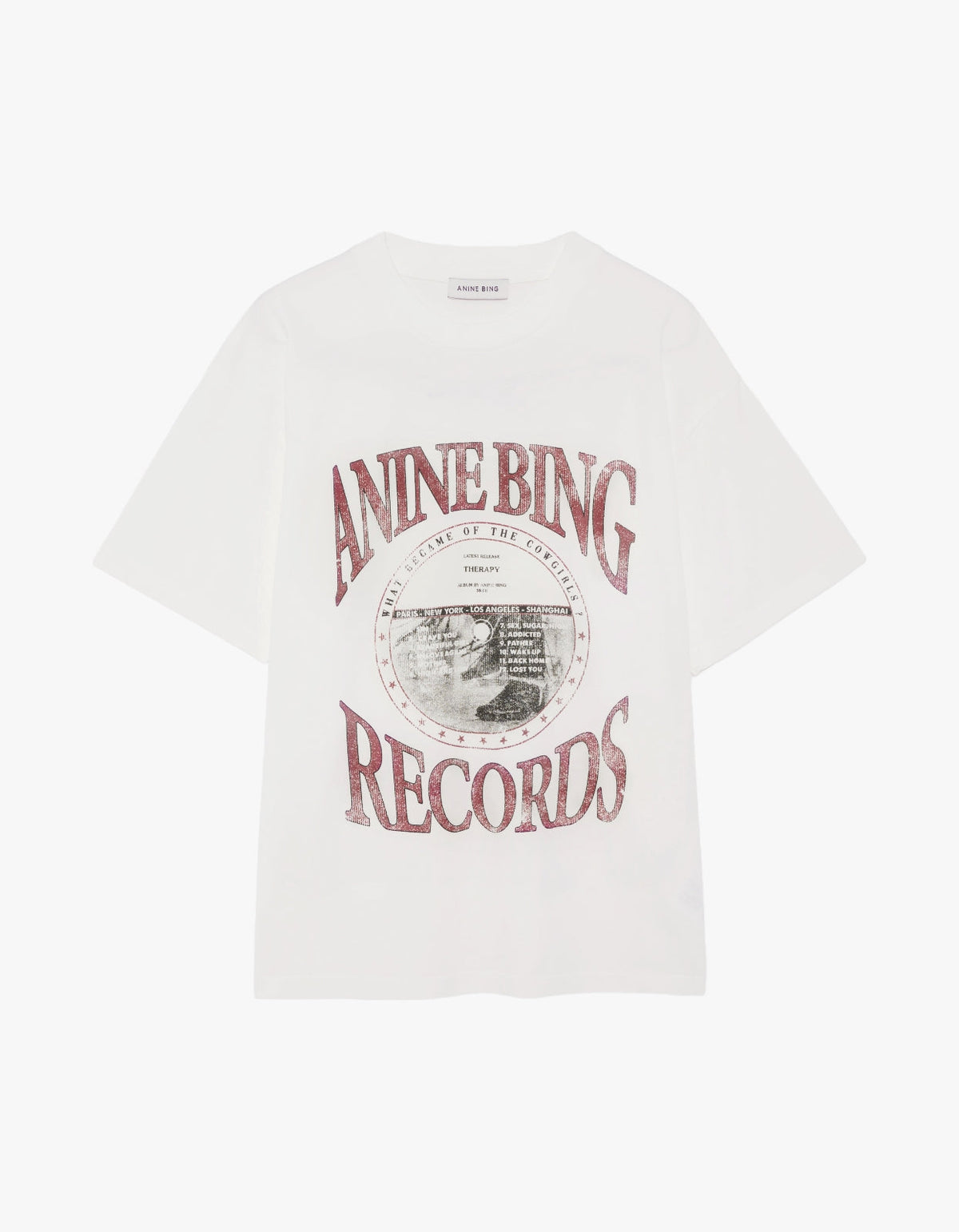 Cade Tee AB Records - Ecru