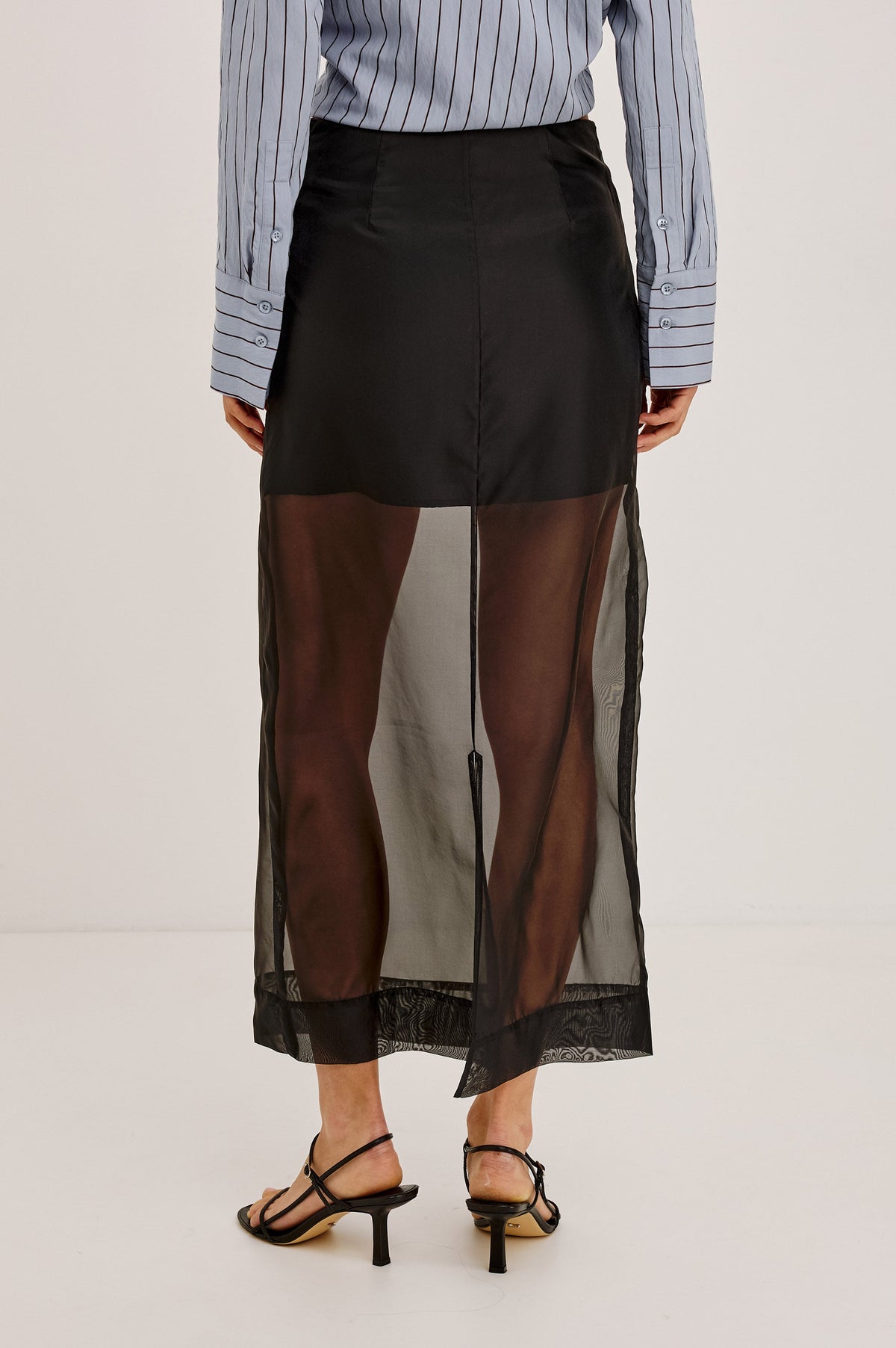 Rails Floran Skirt in Black Organza
