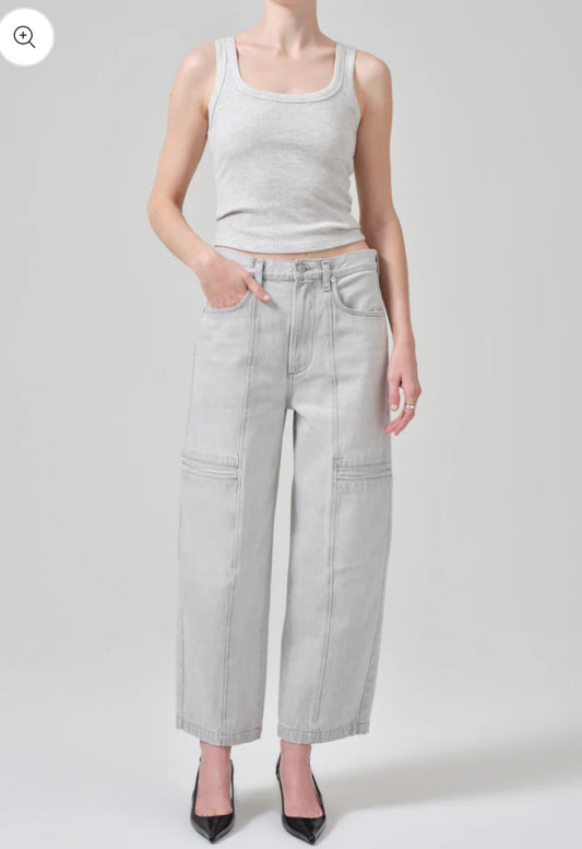 GIANNA SEAMED CROP BAGGY