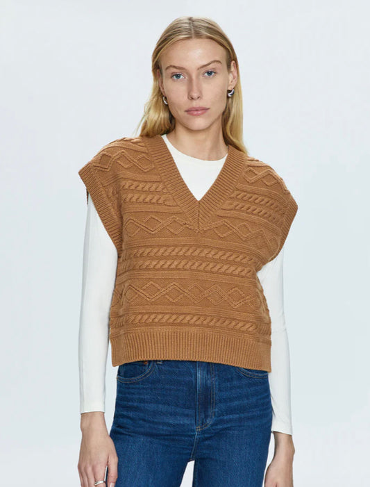 MARTA OPEN BACK SWEATER VEST