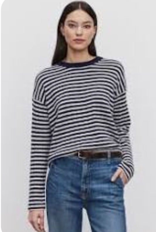 MONICA STRIPE CREW