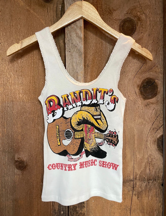 BANDIT COUTRY MUSIC SHOW LACE TANK