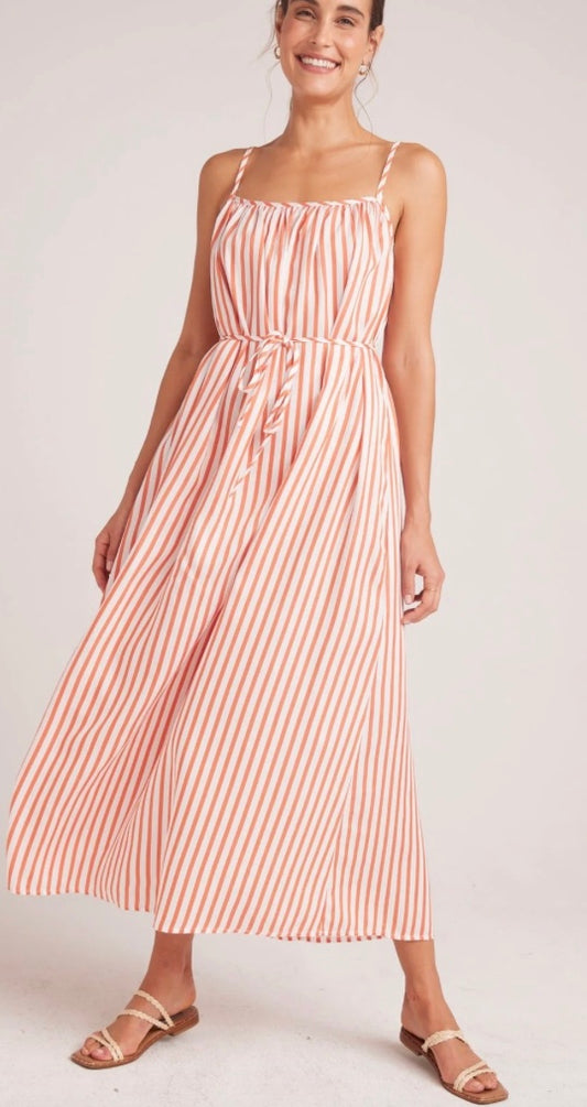 SHIRRED CAMI MAXI DRESS