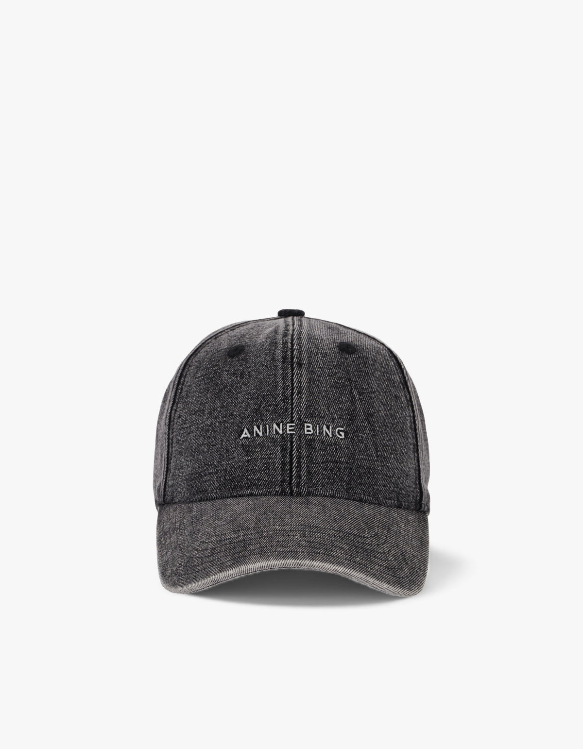 Jeremy Baseball Cap Anine Bing Denim - Washed Black