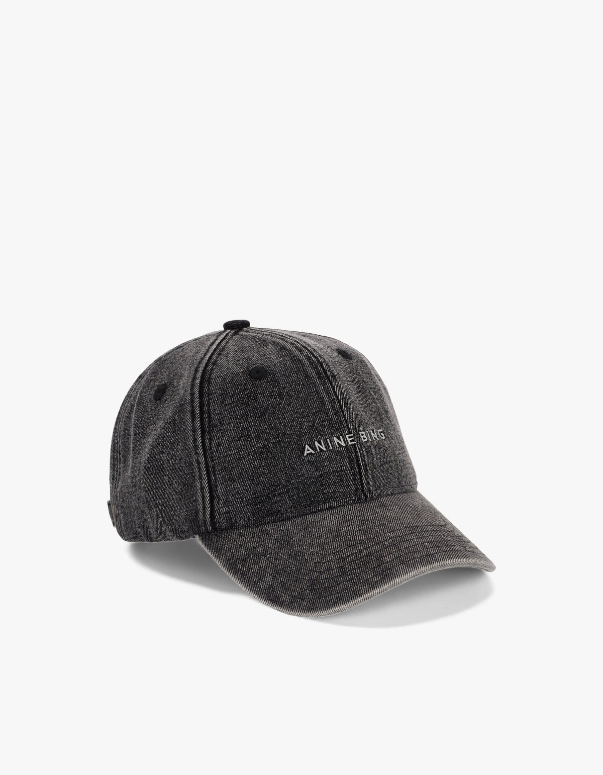 Jeremy Baseball Cap Anine Bing Denim - Washed Black