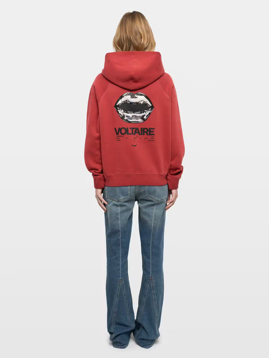 Georgy Sweatshirt Lips Strass