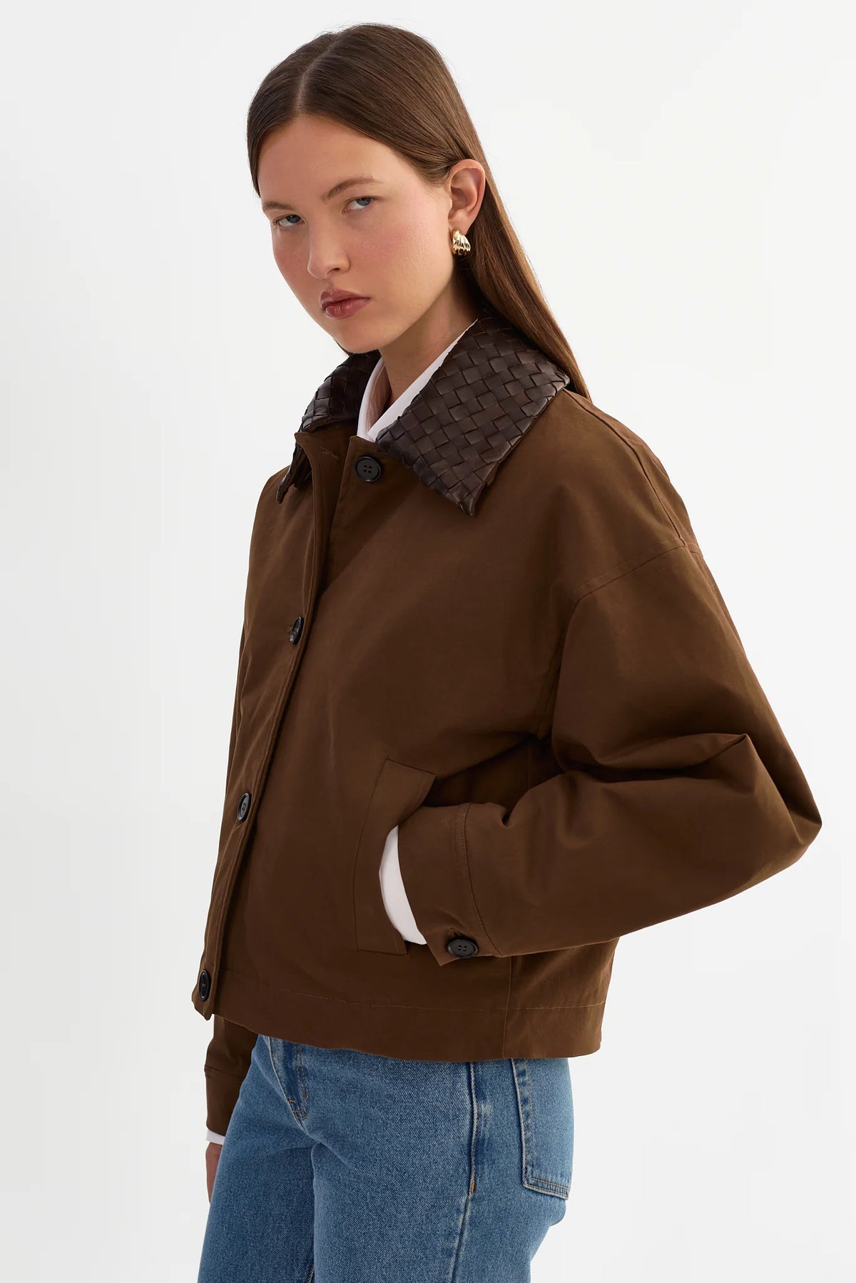 LOREN Cropped Barn Jacket