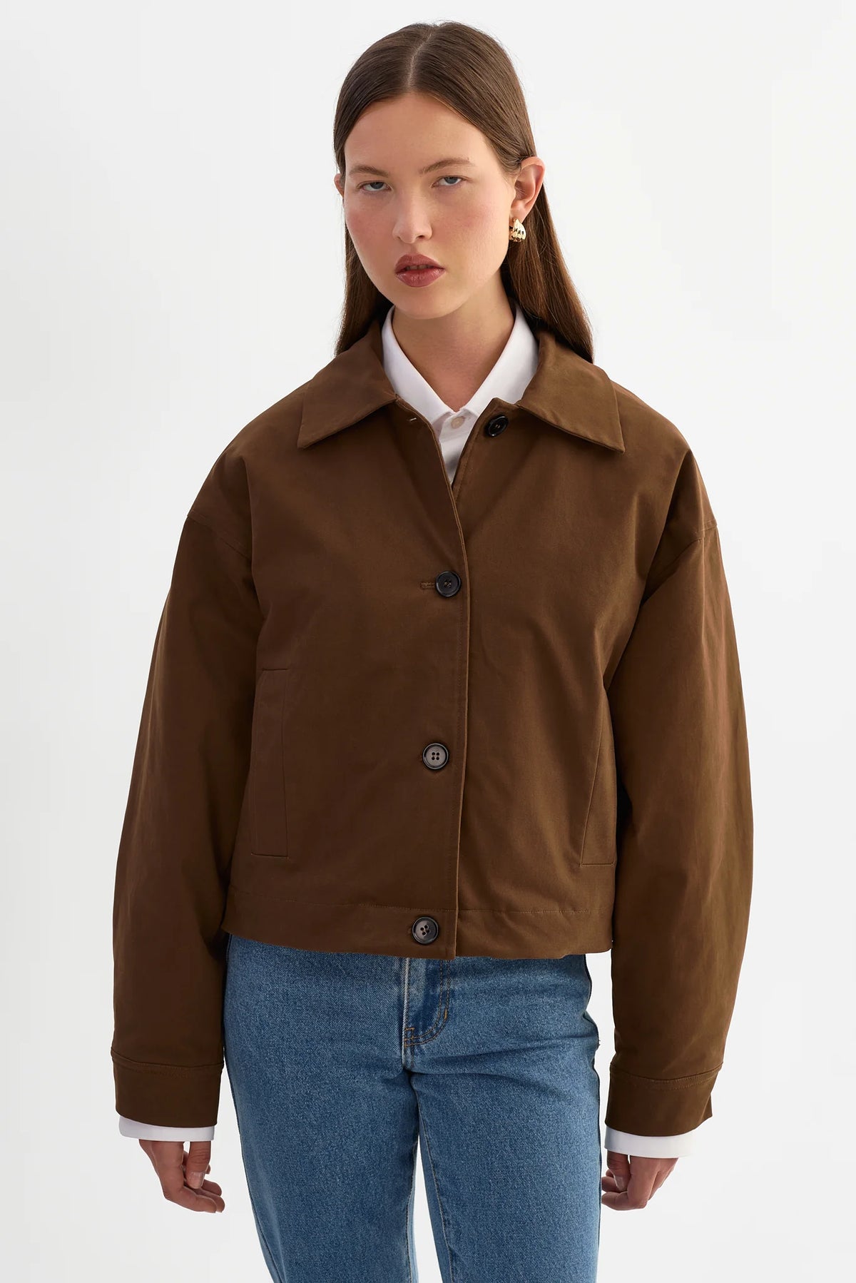 LOREN Cropped Barn Jacket
