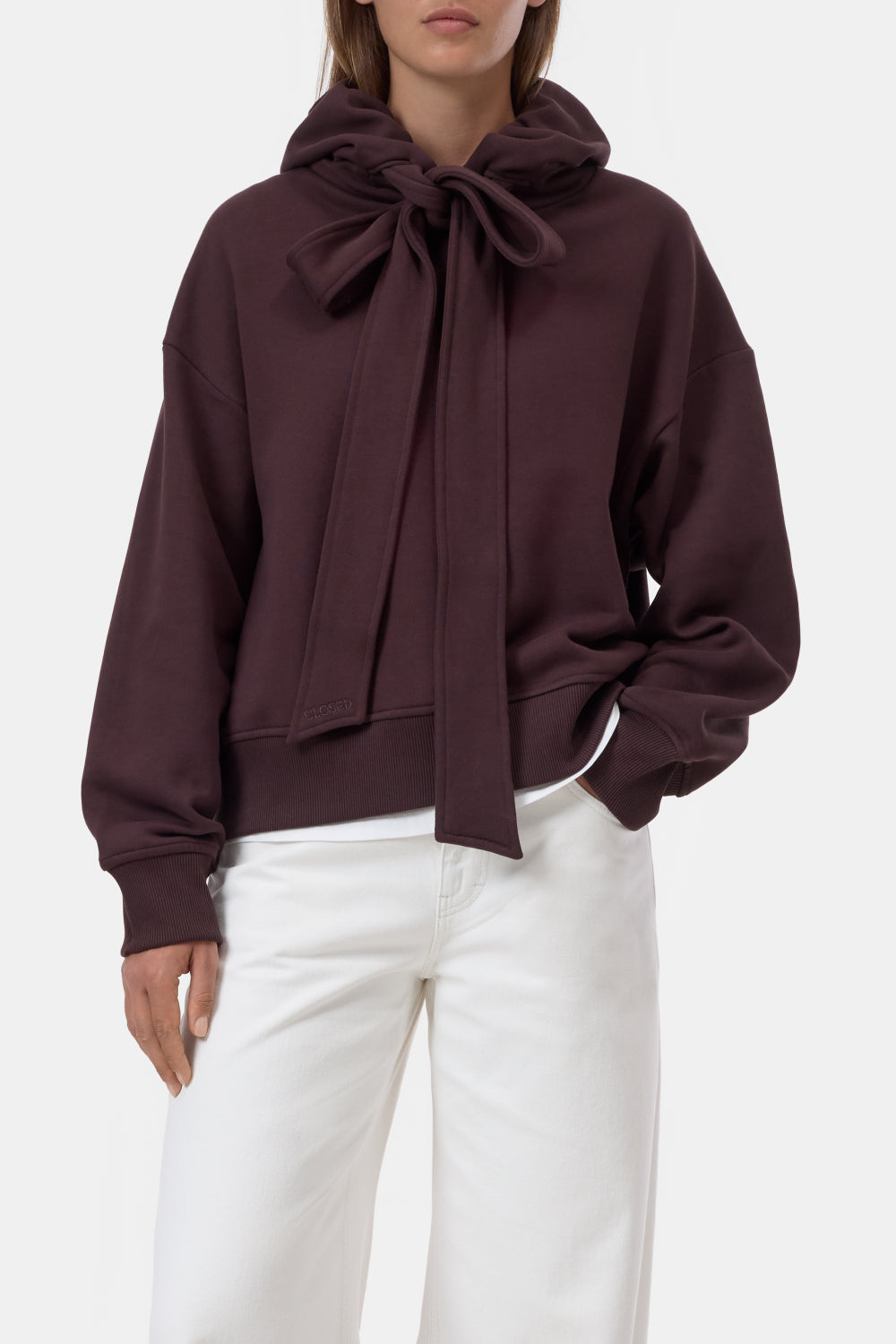 Bow tie hoodie