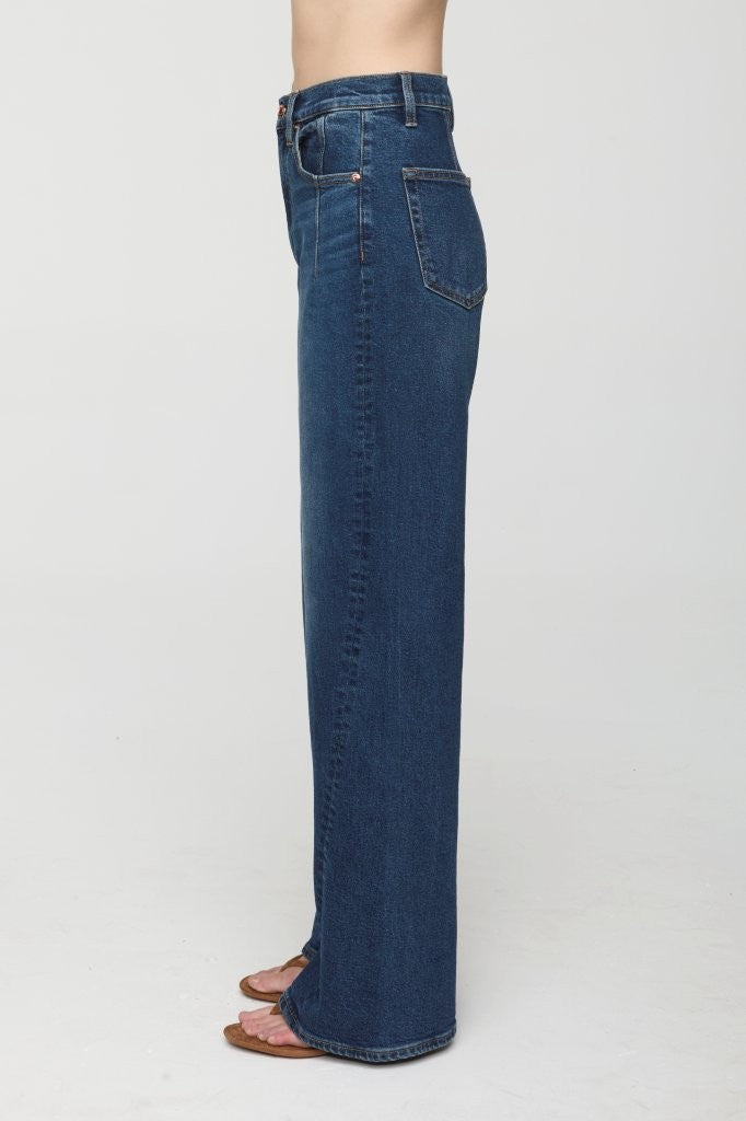 KYRA HIGH RISE BOWED WIDE LEG