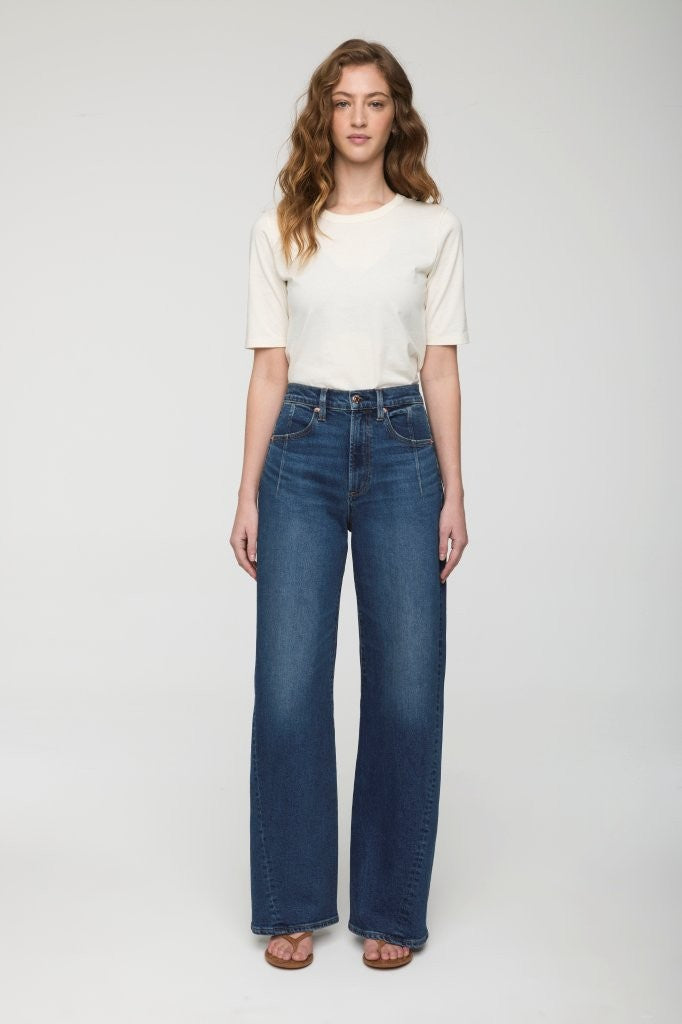 KYRA HIGH RISE BOWED WIDE LEG