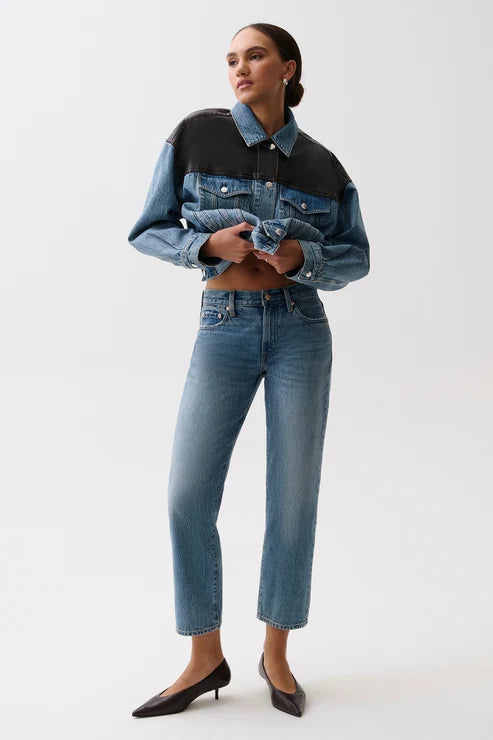 ISSA ANKLE MID RISE RELAXED ANKLE STRAIGHT