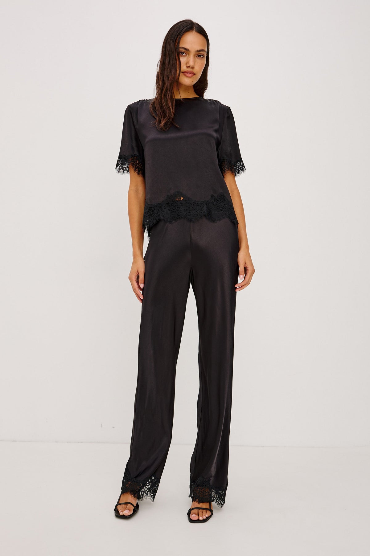 Rails Silvi Pant with Lace in Black